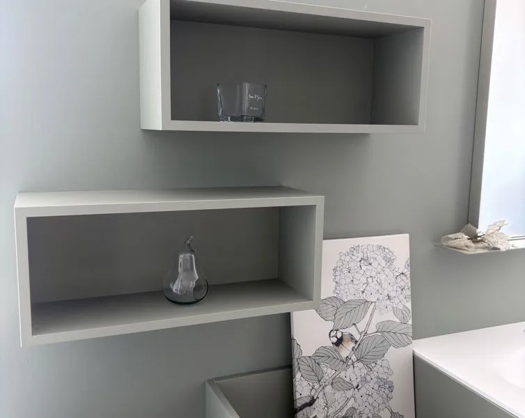 Bagno arredato da Mobili Castelli